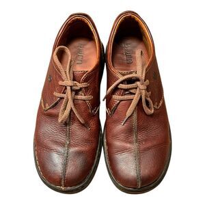 Born Leather Split-Toe Dark Brown Mens size 9.5 W